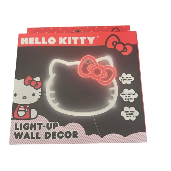 Hello Kitty | Wall Decor | Hello Kitty Wall Decor Light Up With Red ...